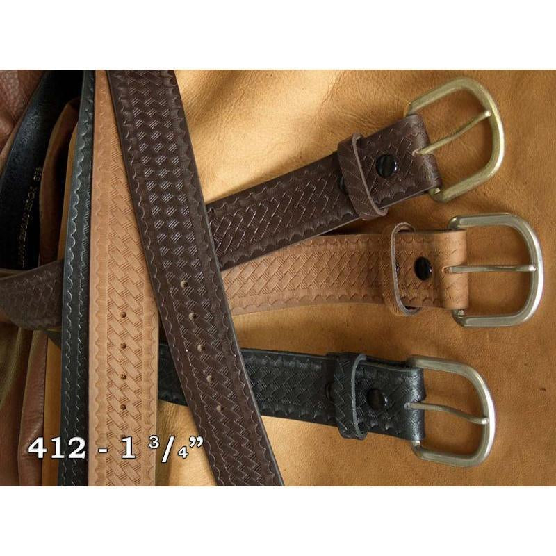 West 20 Saddle Co. 1 3/4" Fine Leather Belt - West 20 Saddle Co.