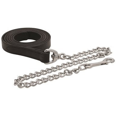 Perri's Leather Lead with Chrome Chain
