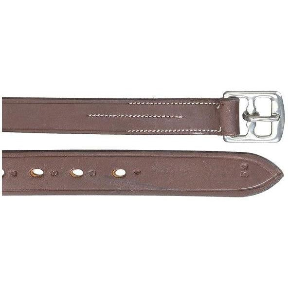 Ovation Child's Solid English Leather Stirrup Leathers-Brown
