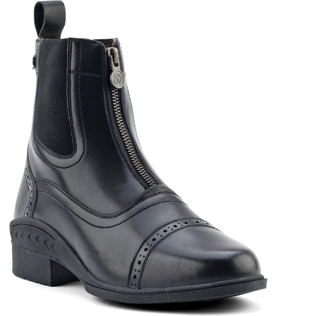 Ovation Tuscany Zip Paddock Boot-Black