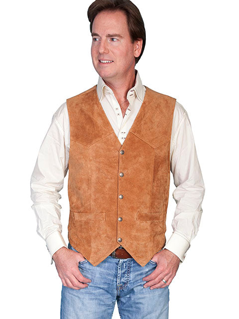 Scully Mens Classic Western Vest