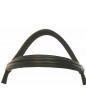 Henri de Rivel Padded Raised Dressage Bridle With Jawband Crank And Flash With Web Reins - West 20 Saddle Co.