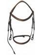 Henri de Rivel Pro Mono Crown Fancy Padded Bridle - West 20 Saddle Co.