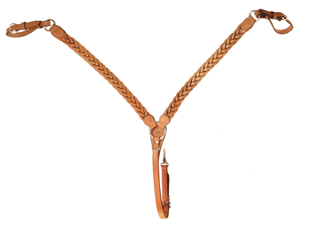 Tory Leather Braided Breast Strap