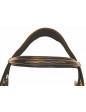 Henri de Rivel Pro Mono Crown Fancy Bridle With Patent Leather Piping - West 20 Saddle Co.
