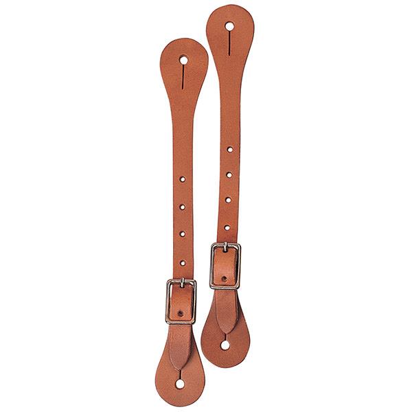 Weaver Leather Single-Ply Spur Straps, Russet - West 20 Saddle Co.