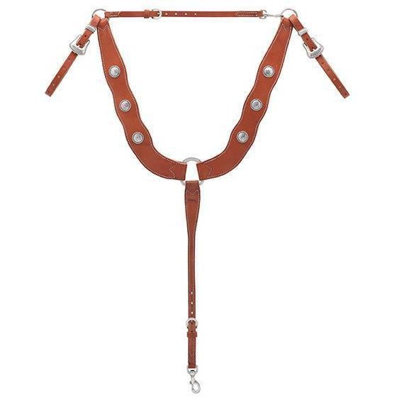 Weaver Leather Old West Pulling Breast Collar, Canyon Rose - West 20 Saddle Co.
