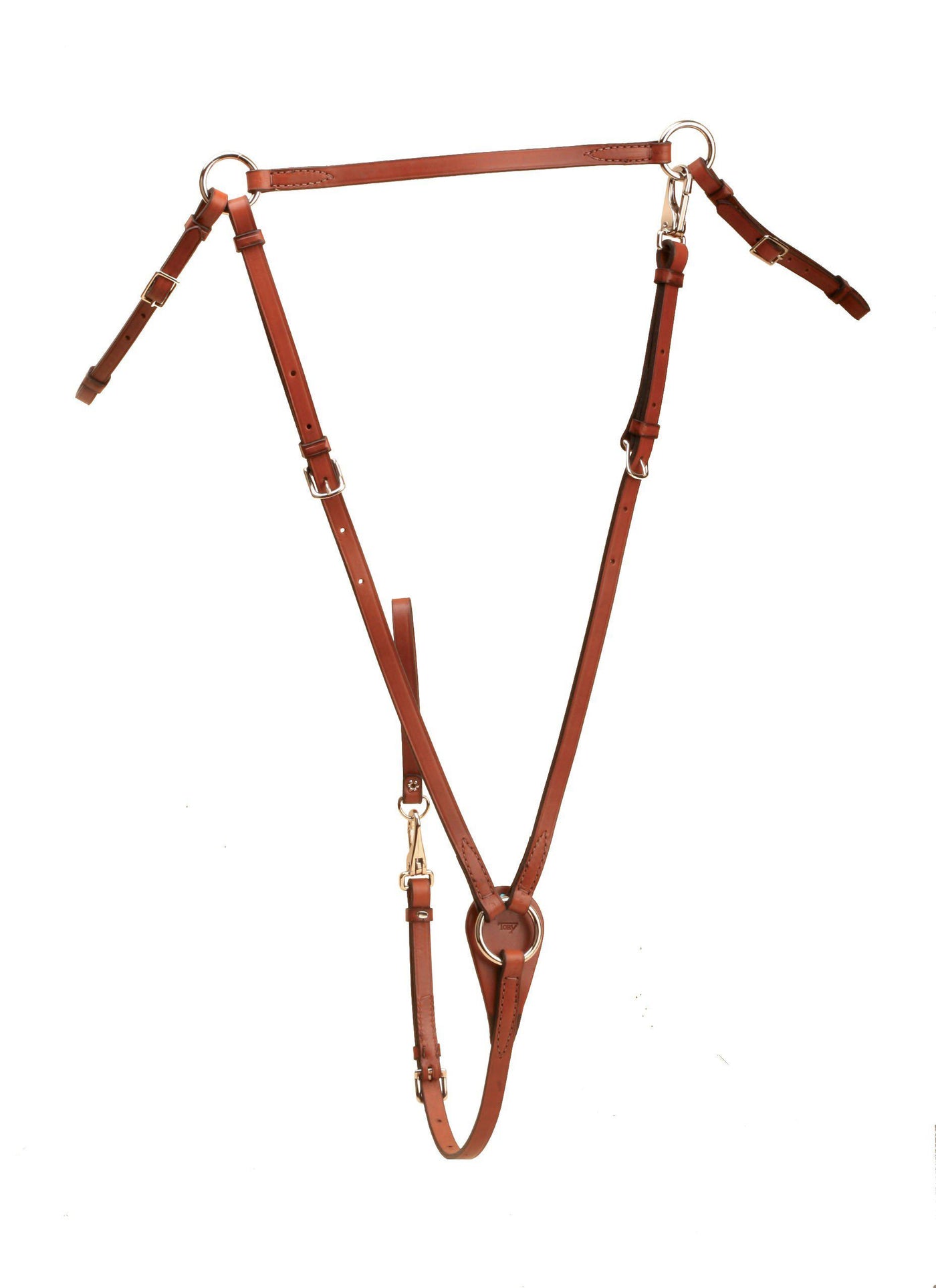 Tory Leather 5/8" Hunt Breast Plate - West 20 Saddle Co.