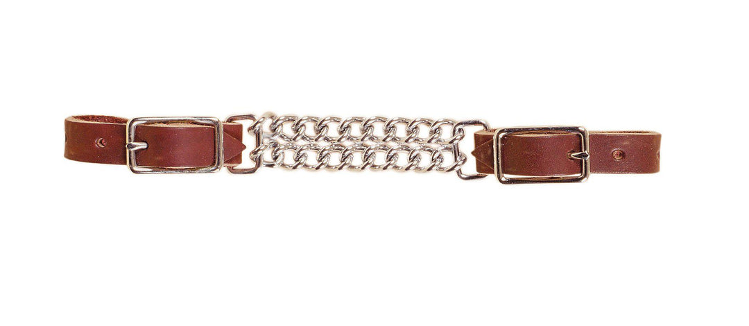 Tory Leather Double Chain Curb - West 20 Saddle Co.