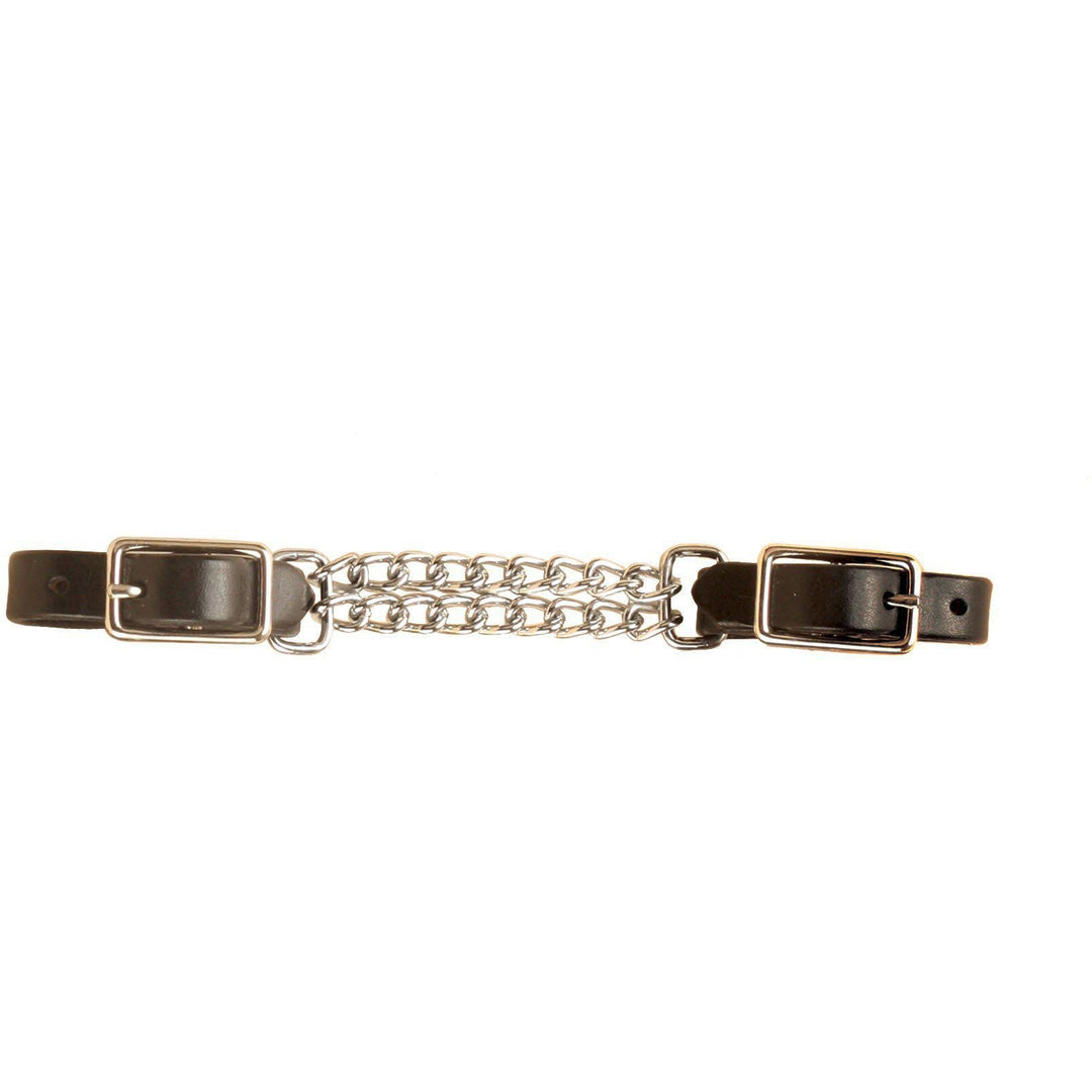 Tory Leather Double Chain Curb Strap - West 20 Saddle Co.