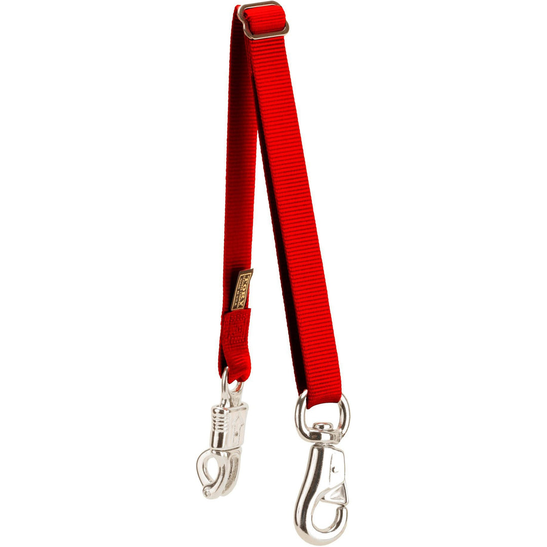Tory Leather Red Nylon Trailer Ties