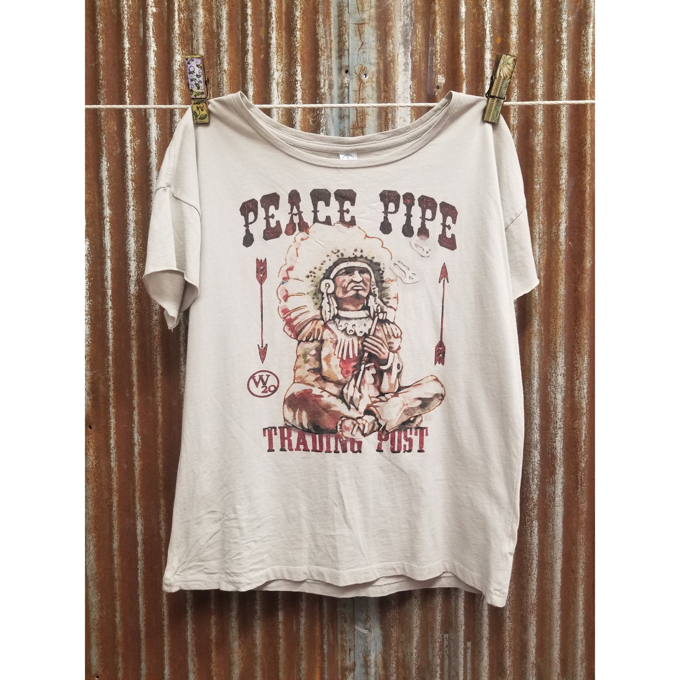 West 20 Saddle Co. Peace Pipe Trading Co. Tee - West 20 Saddle Co.