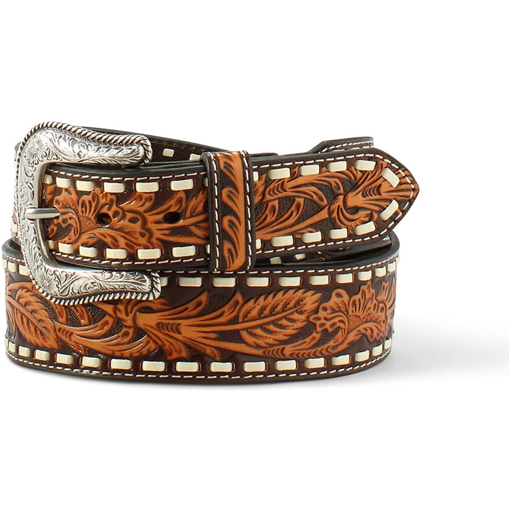 Ariat Floral Embossed and Buckstitched Belt