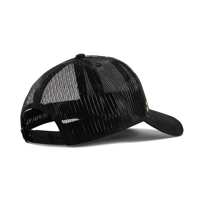 Ariat Women's Black and Desert Bloom Ball Cap
