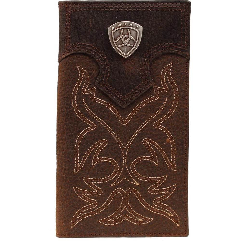 Ariat Concho and Boot Stitched Rodeo Wallet