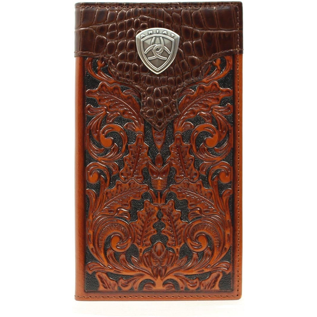 Ariat Gator Floral Rodeo Wallet