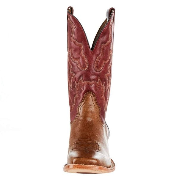 Corral Men's Tan and Red Cowboy Boot