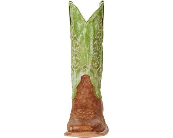 Corral Men's Sand and Green Cowboy Boot
