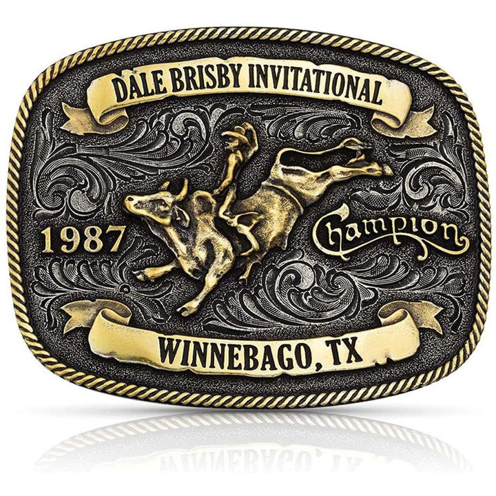 Montana Silversmiths Dale Brisby Invitational 1987 Trophy Buckle