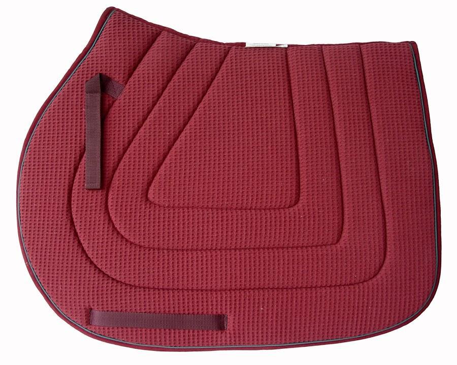 Pacific Rim International Cotton Waffle All-Purpose Pad With Piping - West 20 Saddle Co.