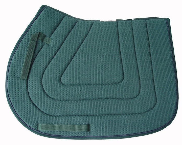 Pacific Rim International Cotton Waffle All-Purpose Pad With Piping - West 20 Saddle Co.