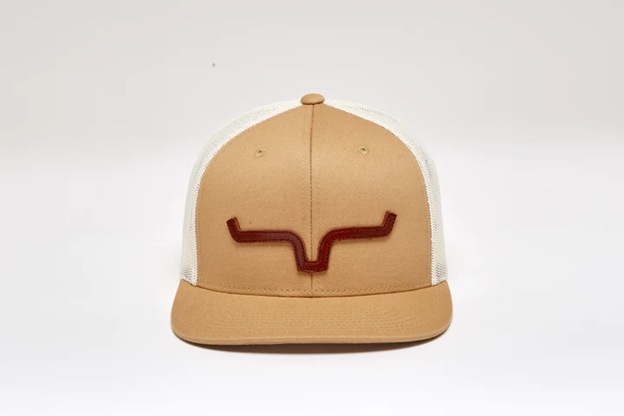 Kimes Ranch Work Wear Brown ATG Trucker Hat West 20 Saddle Co