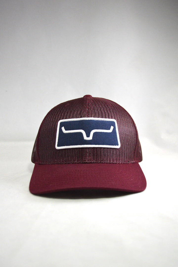 Kimes Ranch Burgundy All Mesh Trucker Cap