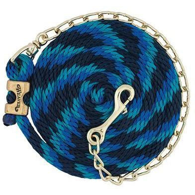 Weaver Leather Poly Lead Rope with Brass Plated Swivel Chain - West 20 Saddle Co.