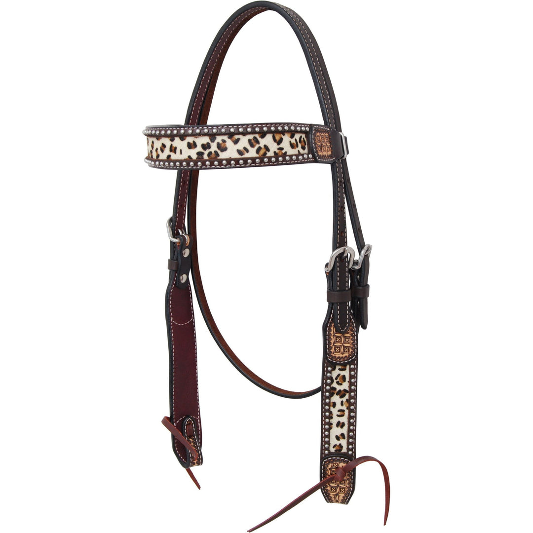 Rafter T Ranch Leopard Collection Browband Headstall