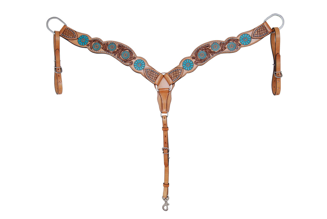 Rafter T Zuni Turquoise Collection Breast Collar