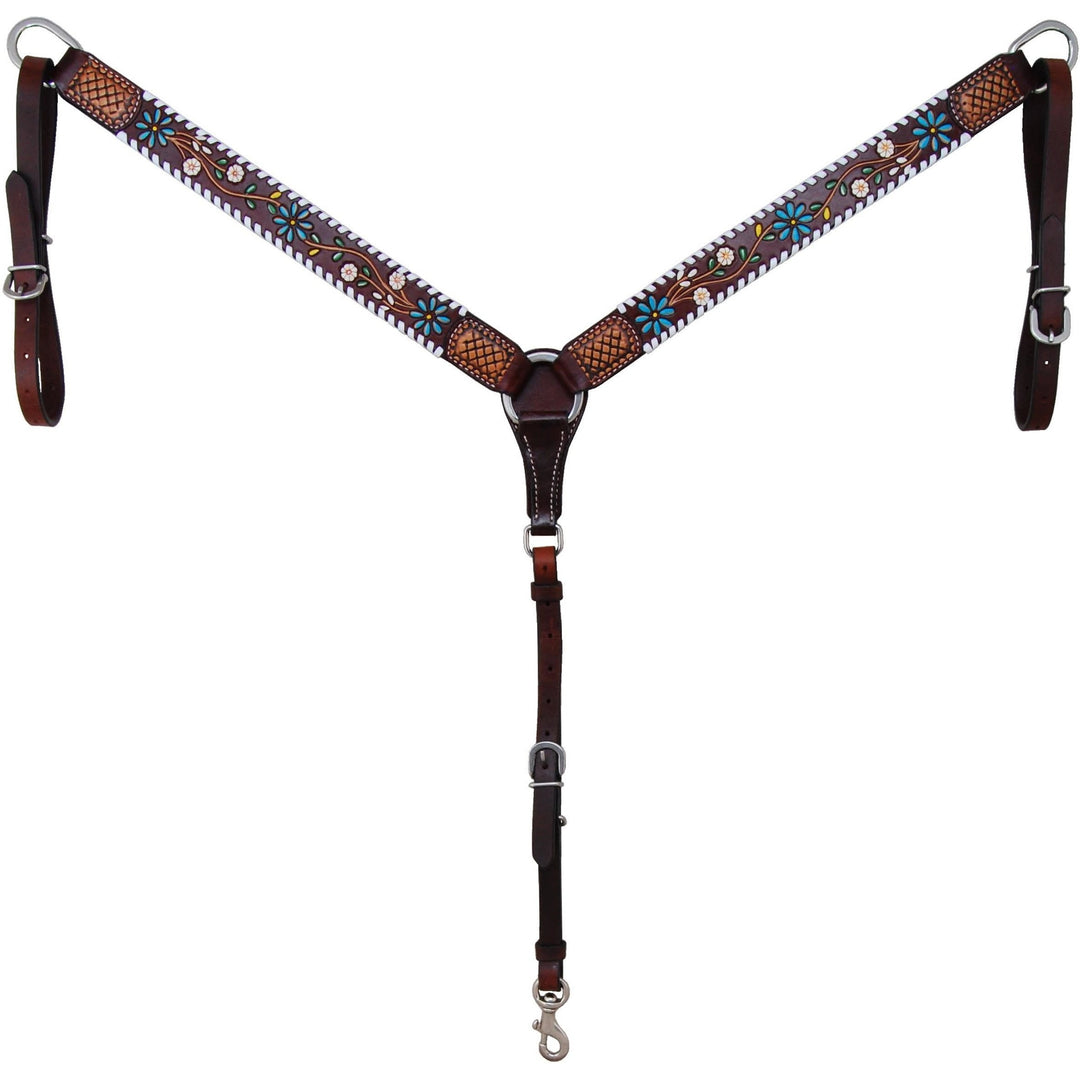 Rafter T Ranch Floral Vine Collection 1.5" Breast Collar