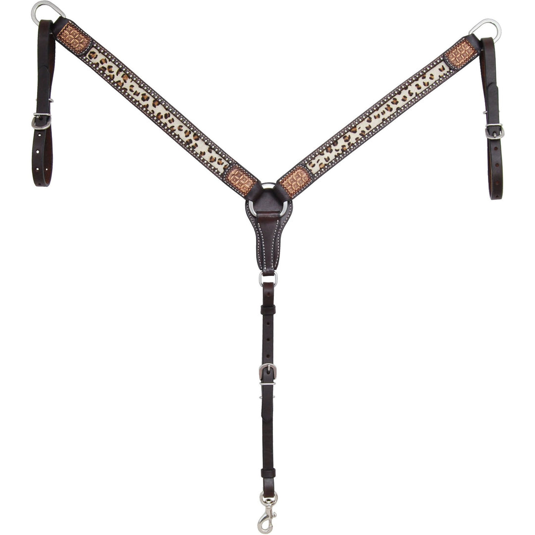 Rafter T Ranch Leopard Collection 1.5" Breast Collar