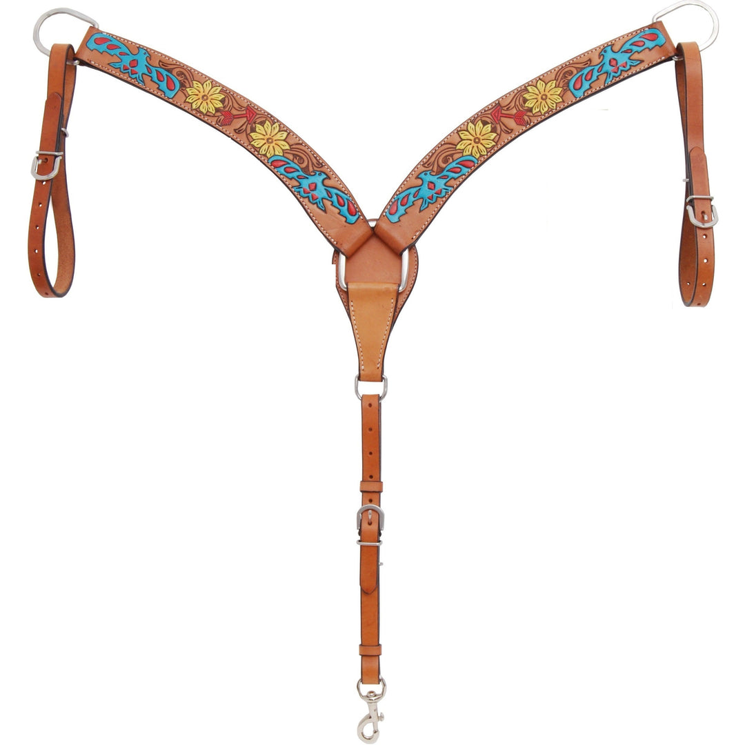Rafter T Ranch Sunflower and Thunder Bird Breastcollar