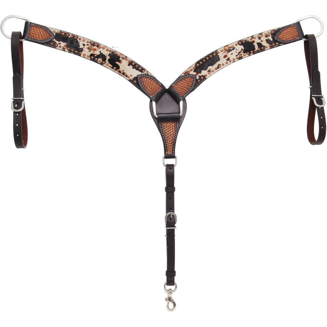 Rafter T Ranch Peppered Hide Breast Collar