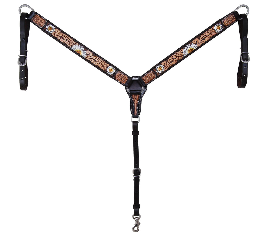 Rafter T Daisy Collection Breast Collar