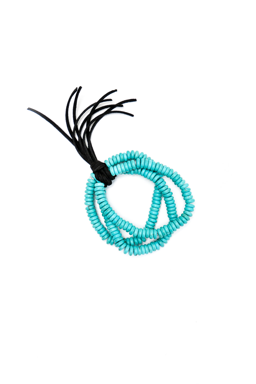 West and Co Three Strand Turquoise Beaded Stretch Bracelet