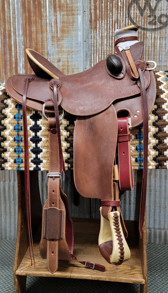 RW Bowman Mike Branch Rough Out Saddle - West 20 Saddle Co.