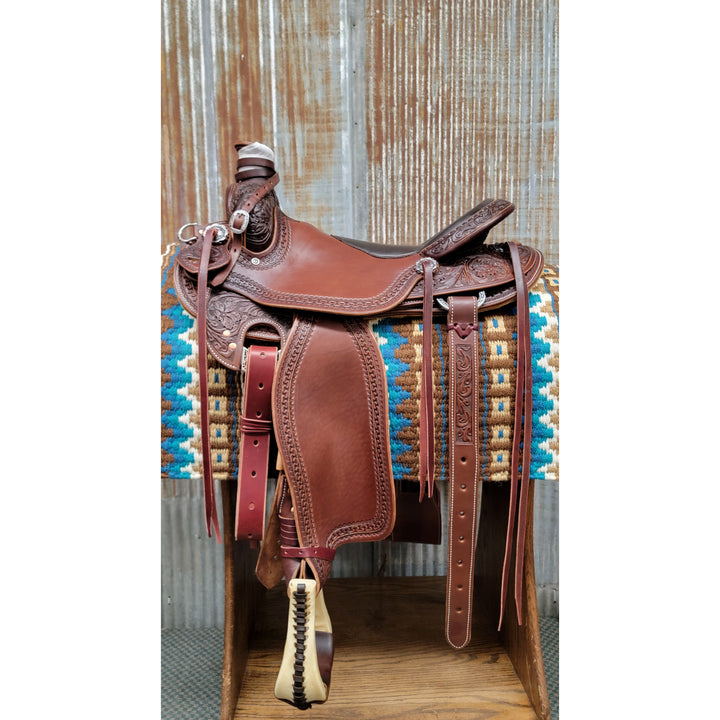 West 20 Custom Mahogany Ranch Saddle by RW Bowman