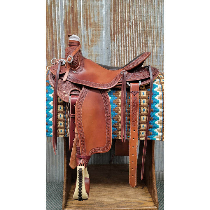 West 20 Custom Chestnut Ranch Saddle by RW Bowman