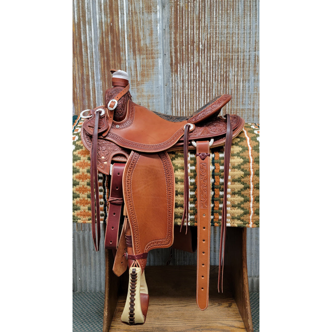 West 20 Custom Chestnut Ranch Saddle by RW Bowman