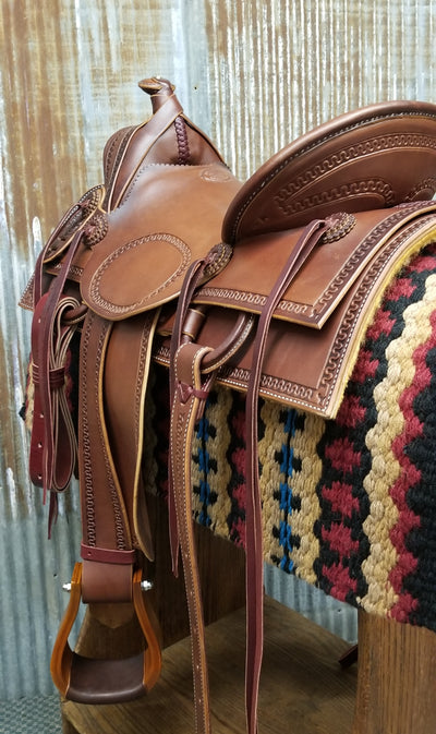 RW Bowman Mounted Shooter Saddle - West 20 Saddle Co.