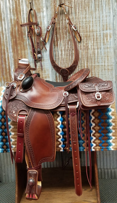 RW Bowman Exclusive B-Light Silver Saddle - West 20 Saddle Co.