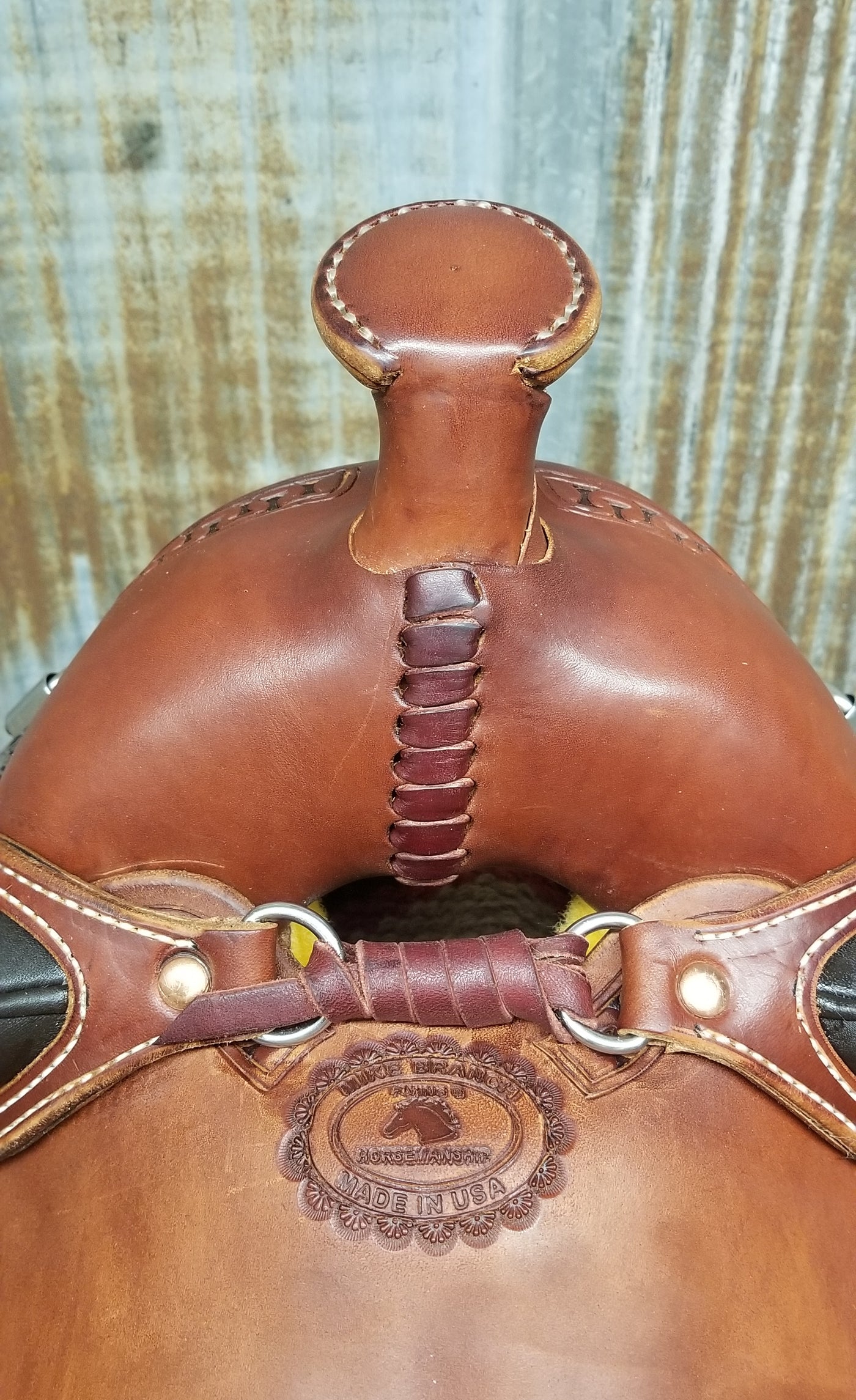 RW Bowman Mike Branch Natural Ride Saddle - West 20 Saddle Co.