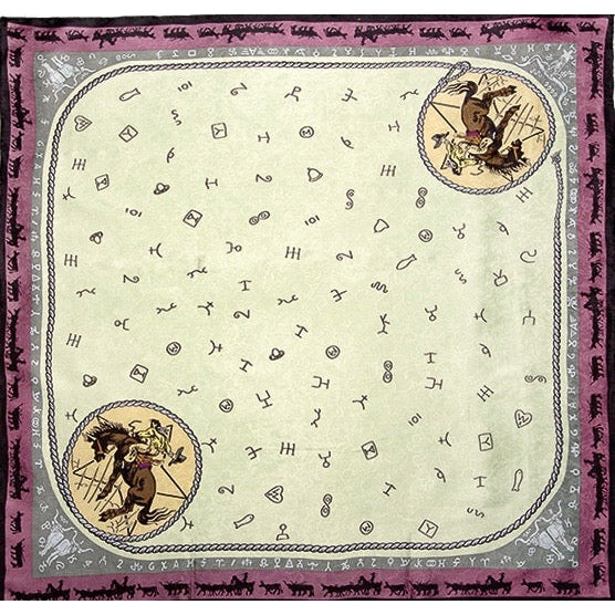 Wyoming Traders Limited Edition Beige Brands Silk Scarf