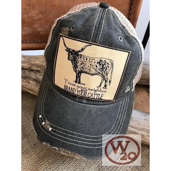 Brand Your Cattle Ball Cap - West 20 Saddle Co.