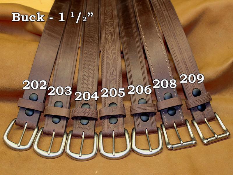West 20 Saddle Co. 1 1/2" Fine Leather Belts - West 20 Saddle Co.