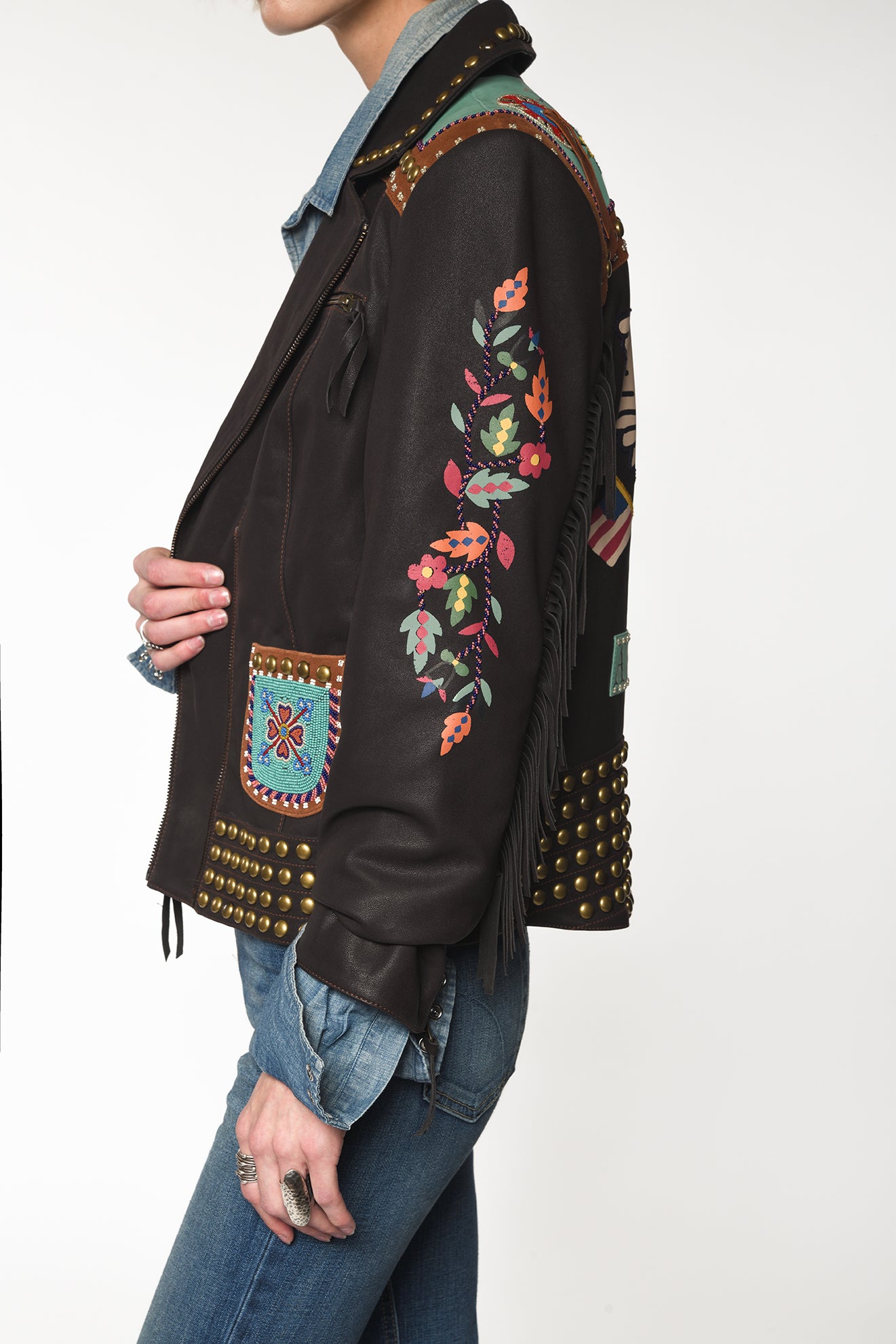 Double D Ranchwear American Assemblage Biker Jacket – West 20