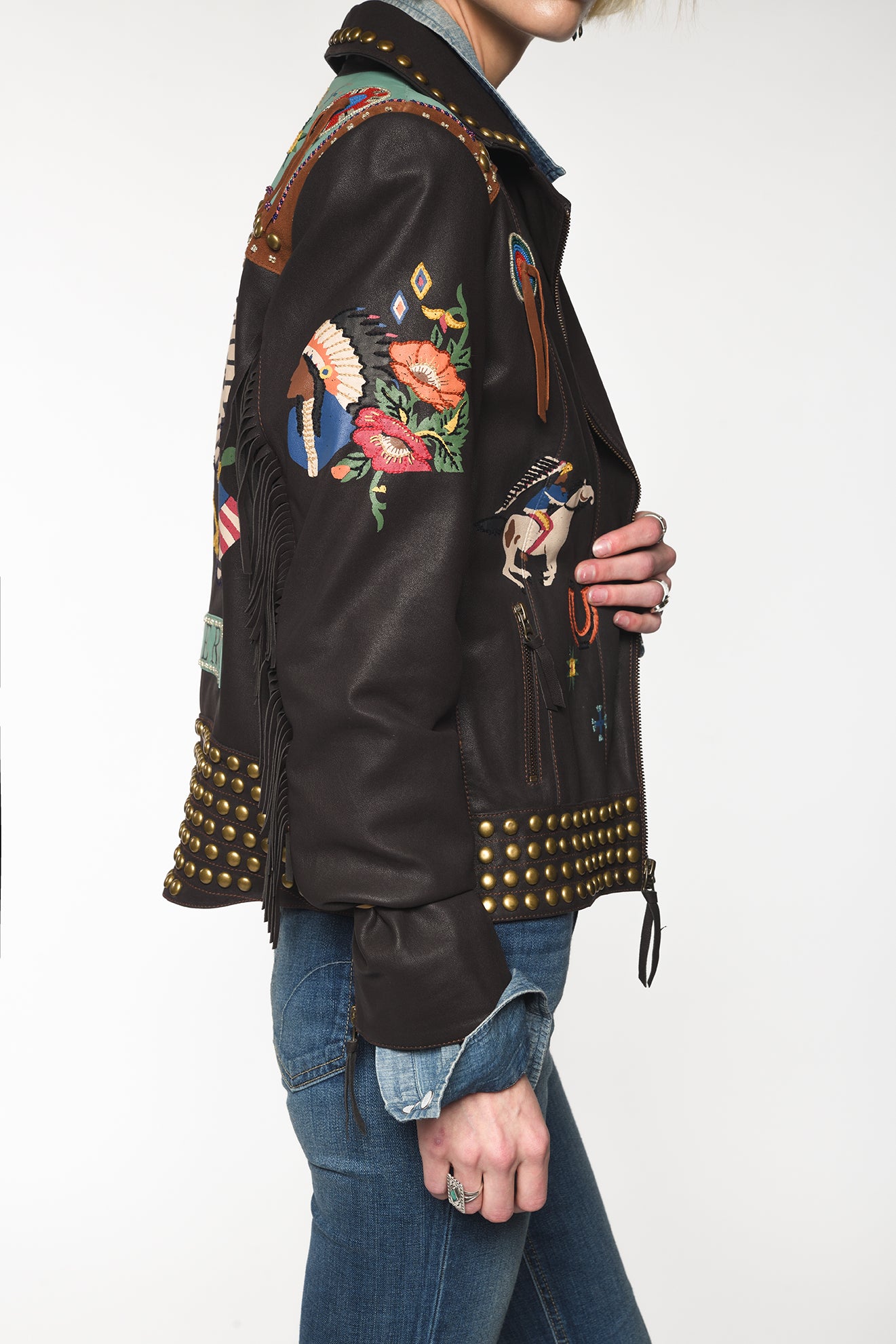 【Ameri VINTAGE】BUMPY SHEER DOUBLE JACKET Ameri（アメリ）の「BUMPY SHEER DOUBLE JACKET（その他アウター