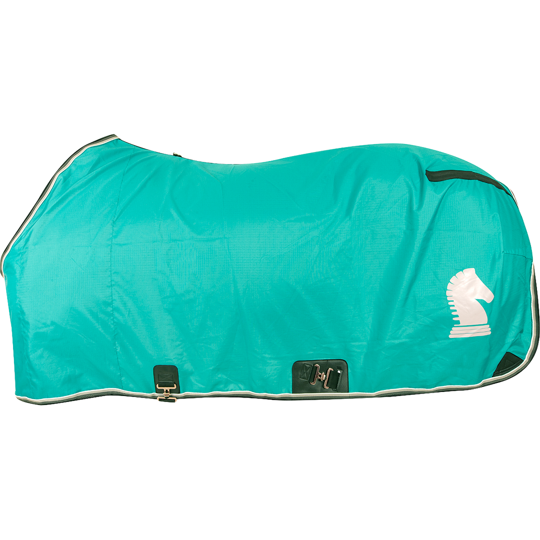 Classic Equine Closed Front Stable Sheet-Turquoise