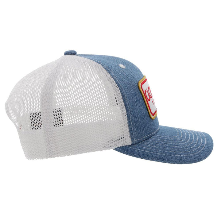Hooey Denim and White Cactus Ropes Hat